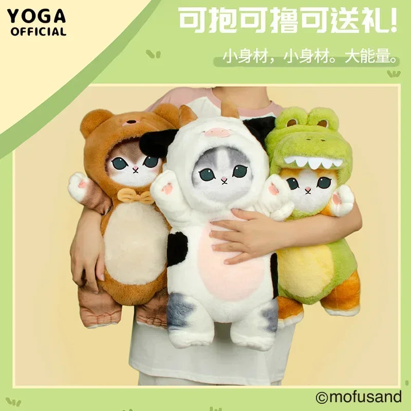 Mofusand Kawaii Cos Cat kawaii Animal Plushies 50cm Cosplay Animals Dinosaur Cow Bear Cute Plush Doll Children Gift Toy Mofusand Kawaii Cos Cat kawaii Animal Plushies 50cm Cosplay Animals Dinosaur Cow Bear Cute Plush Doll Children Gift Toy